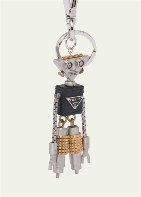 buy prada robot keychain|prada milano chain.